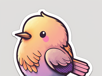 bird ai design graphic design illustration sticker