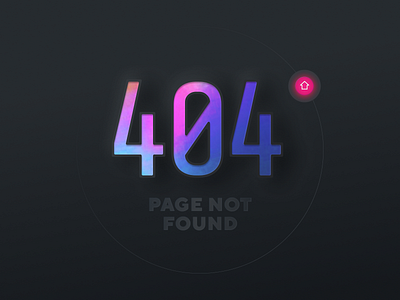 404 404page dribbbleweeklywarmup figma neumorphism