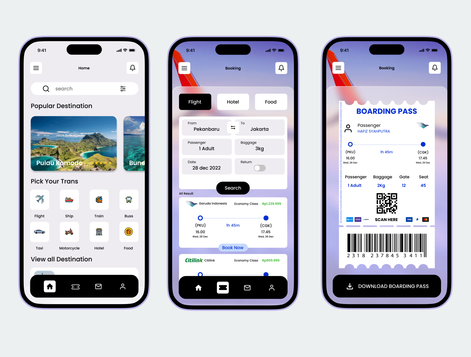 UI DESIGN TRAVEL APPS by VIZXNOGETO on Dribbble