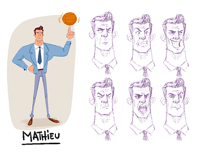 Mathieu - character design