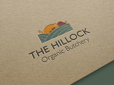 Logo Design for Hillock Butchery branding design graphic design logo logo design mockup