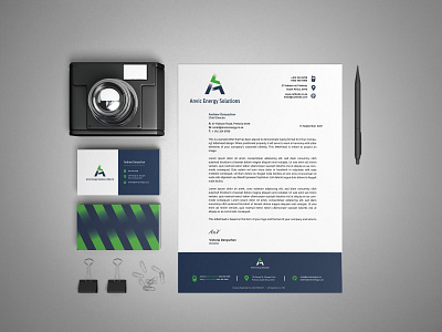 Corporate Stationery for Solar Energy Company