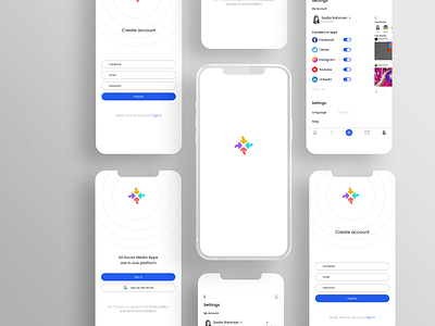 MeetApp Design - UI branding design ui ux
