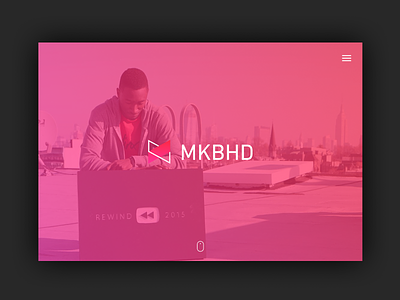 MKBHD Redesign concept cover design minimal mkbhd page web webdesign website youtube