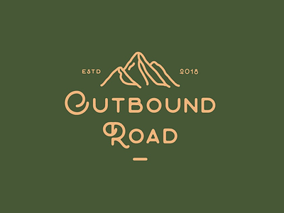 Outbound Road backpack brand logo wear