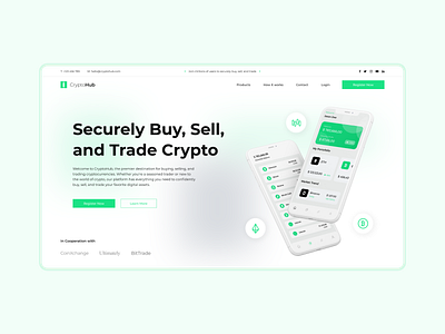 Crypto Trading Platform: A Sleek and Intuitive Website Hero