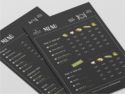 Indulge Your Cravings with Our Mouth-Watering Restaurant Menu branding design food menu food menu design illustration restaurant menu