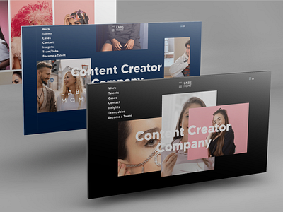Introducing the Next-Generation Influencer Management Website design graphic design illustration typography ux webdesign website design