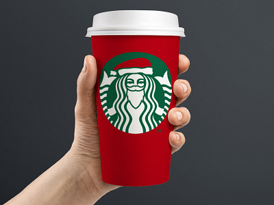 Starbucks 'Santa Siren' christmas coffee green holiday packaging red red cup starbucks starbucks cup