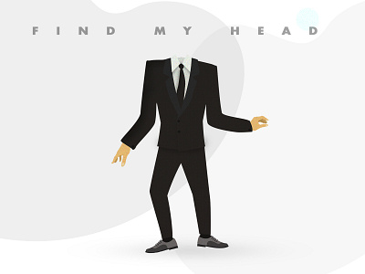 Find My Head black boss brain employee find frustration head office pressure suit