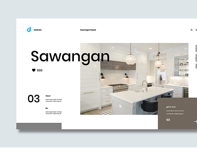 UI for Interior Website