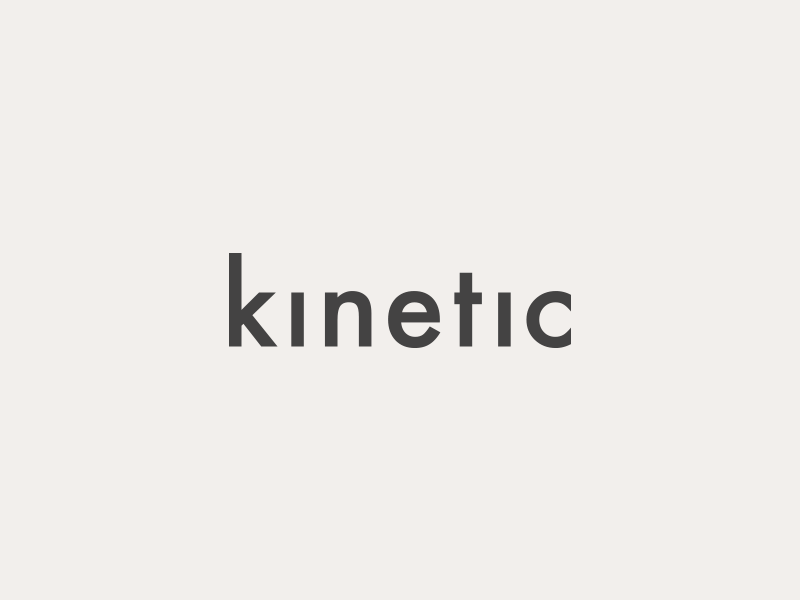 Kinetic Logo Concept