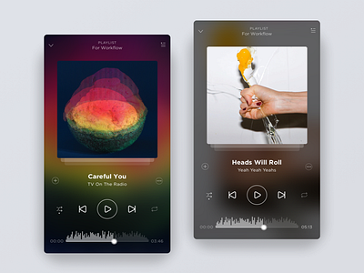 Music Application app application interface ios mobile music play screen player song ui ux