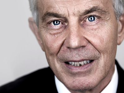 Tony Blair portrait artdirection creativedirection photography portrait tonyblair