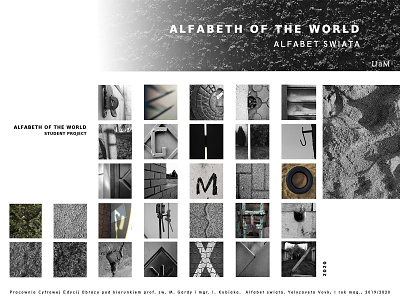 Alfabeth of the world adobe photoshop design design work graphic design graphic design work photo photo work photography photoshop poland student work ukraine