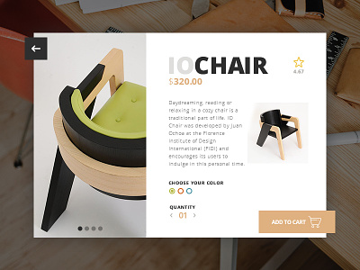 Day 002 - Product Card 100 card chair days design product ui web