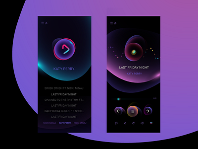 Ui Kit Music Player Design