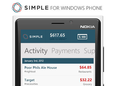 Simple - Windows Phone ( Fan Design )