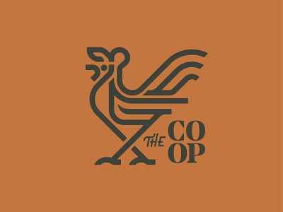 The Coop - Logo & Branding branding chicken coop design farm icon logo logos mark rooster