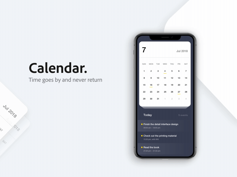 Calendar UI app ui