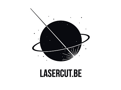 Lasercut.be galaxy laser lasercut logo planet star wars
