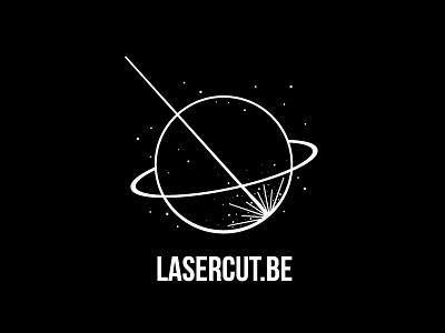 Lasercut.be galaxy laser lasercut logo planet star wars