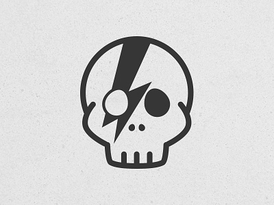David Skullie bowie david icon logo skull vector