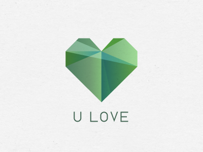 U love? design logo