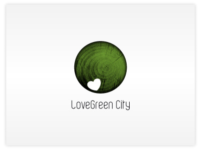 LoveGreen City design green logo