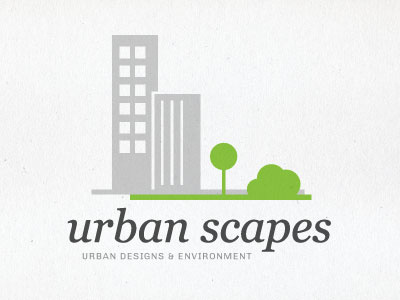 Urban Scapes city design garden green logo skyscraper tower urban