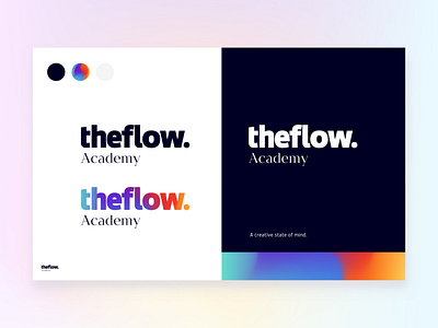 Brand and Logo Design Concept for theflow Academy