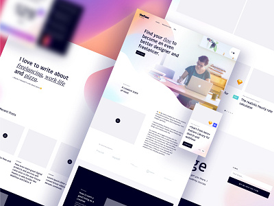 Behind theflow Website Design