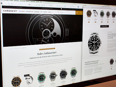 E-Commerce Shop for luxury watches