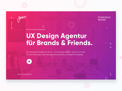 yah! Relaunch 2019 agency design germany homepage landing relaunch ui ux web web design website
