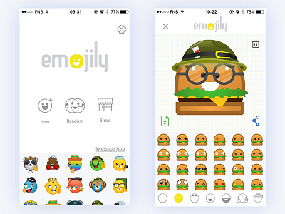 Emojily app assets emoji emoji app emojily emojis mobile ui