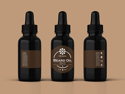 Beard Oil Label Templates