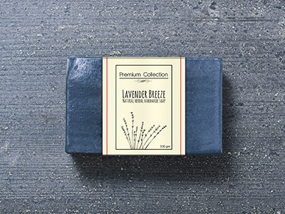 Soap Label Design Template beauty breeze cosmetics design handmade label lavender packaging soap template