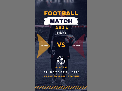 FootBall Match poster