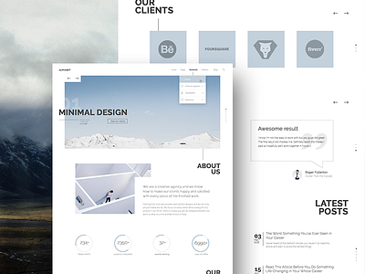 Custom Website Design for Axisway (Website Development Agency) design agency minimal design user interface web design website website interface website layout