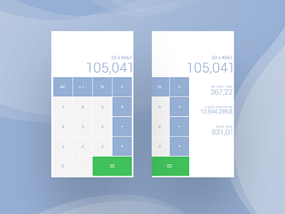 Calculator, simple UI concept calculator minimal simple ui concept ui design user interface