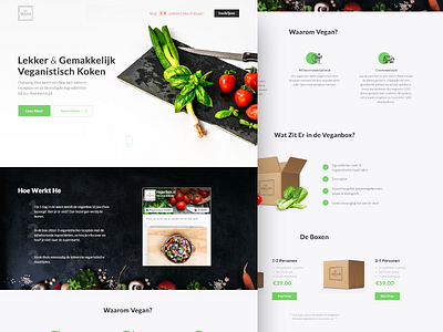 Website Redesign food delivery website food website home page landing page redesign ui design user interface ux design vegan website redesign