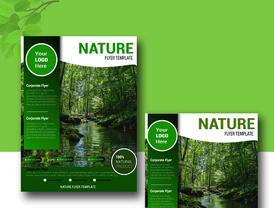 Nature Flyer Design banner design book cover design branding design flyer design graphic design illustration poster design social media post design template design