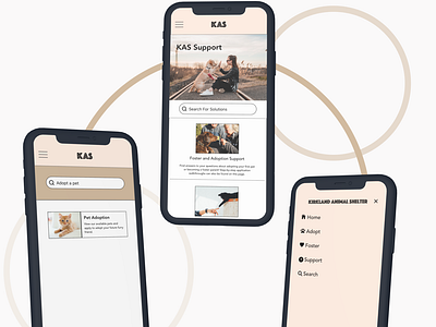 Responsive web mobile design mockups