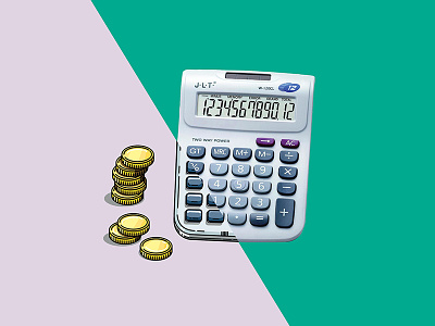 Calculator calculator cartoon finance graphic illustration sketch