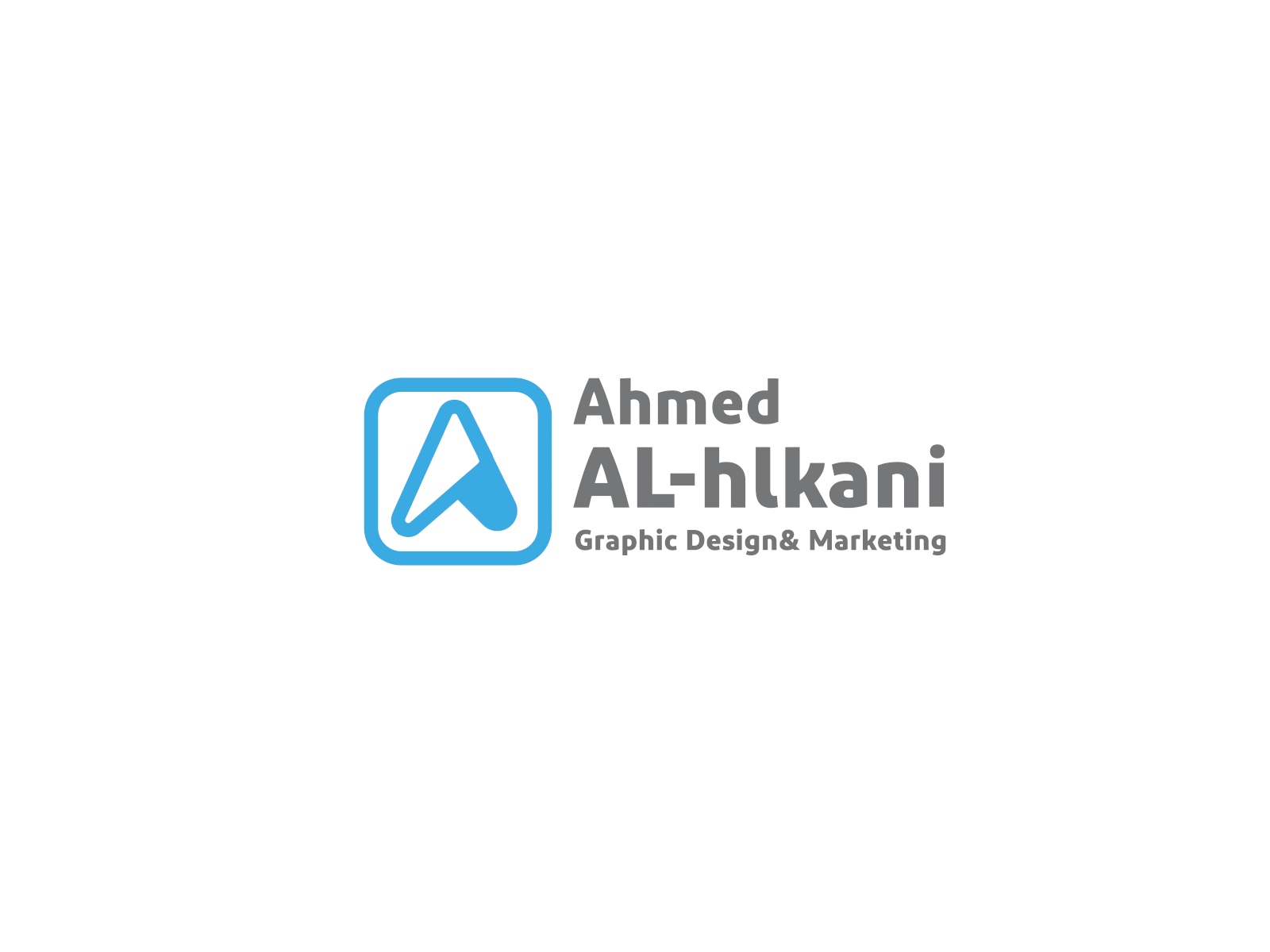 Ahmed's Logo Animation 2d animation after effects animated logo animation logo logo animation motion motion design motion graphics