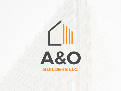 A&O Builders LLC 2d brand identity branding branding design builders building icon construction construction company construction logo flat icon logo logo design logotype monogram symbol symbol design symbol icon typography vector