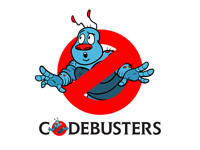 Codebusters Logo branding cartoon codebusters design digital illustration illustrator logo logo design typography vector