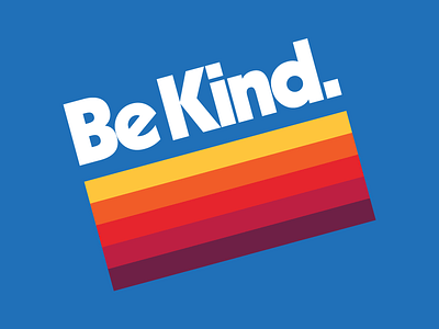 BE KIND. bekind branding design inspirational logo logo design typography vector