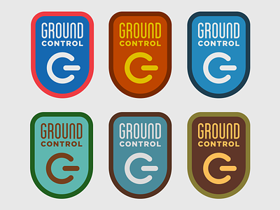 Ground Control Logo (Color Options) branding logo logos typography