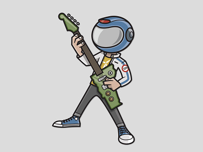 Updated Tech Jam Spaceman illustration illustrator spaceman vector
